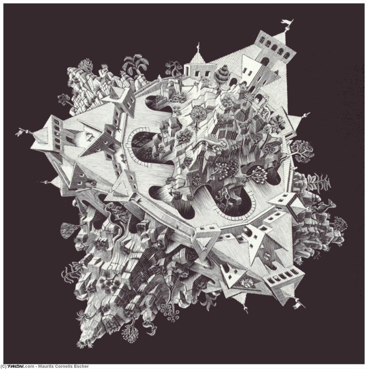 Double Planetoid — Maurits Cornelis Escher