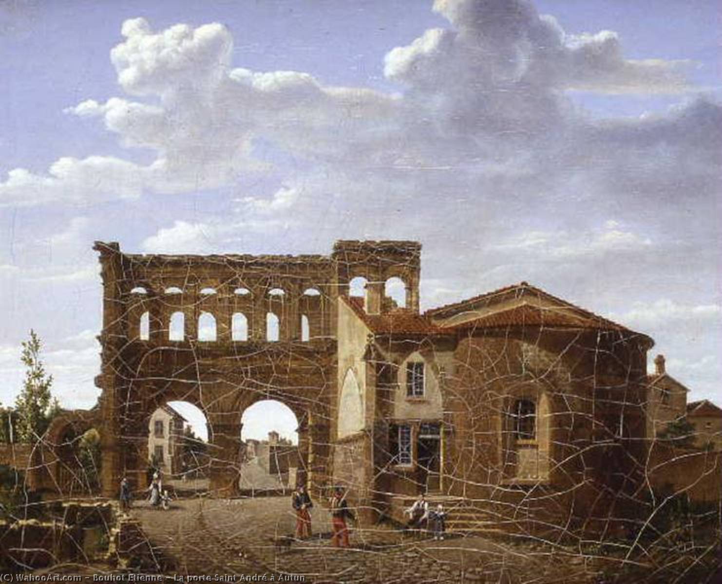 La Porte Saint André À Autun — Bouhot Etienne