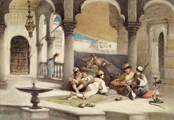 Music Lesson In The Palace — Cesare Dell'acqua