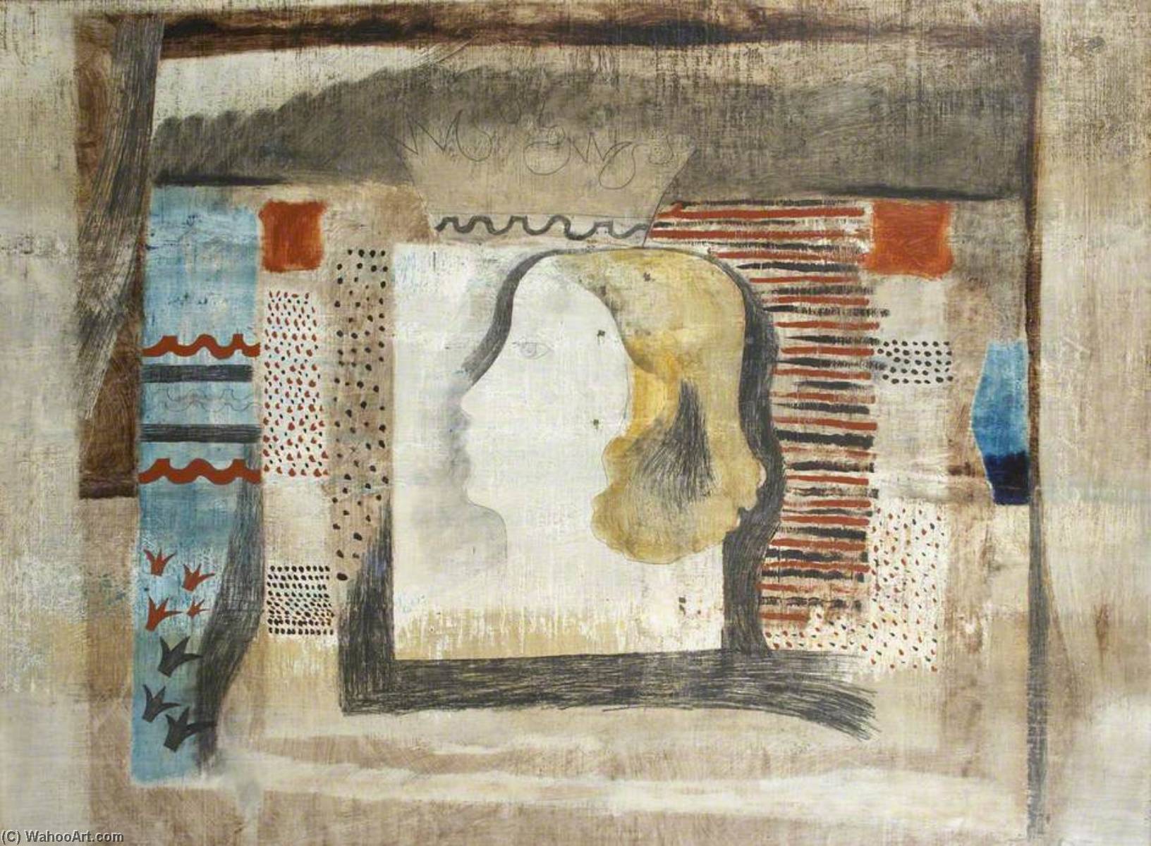 1932 (crowned Head The Queen) — Ben Nicholson Om