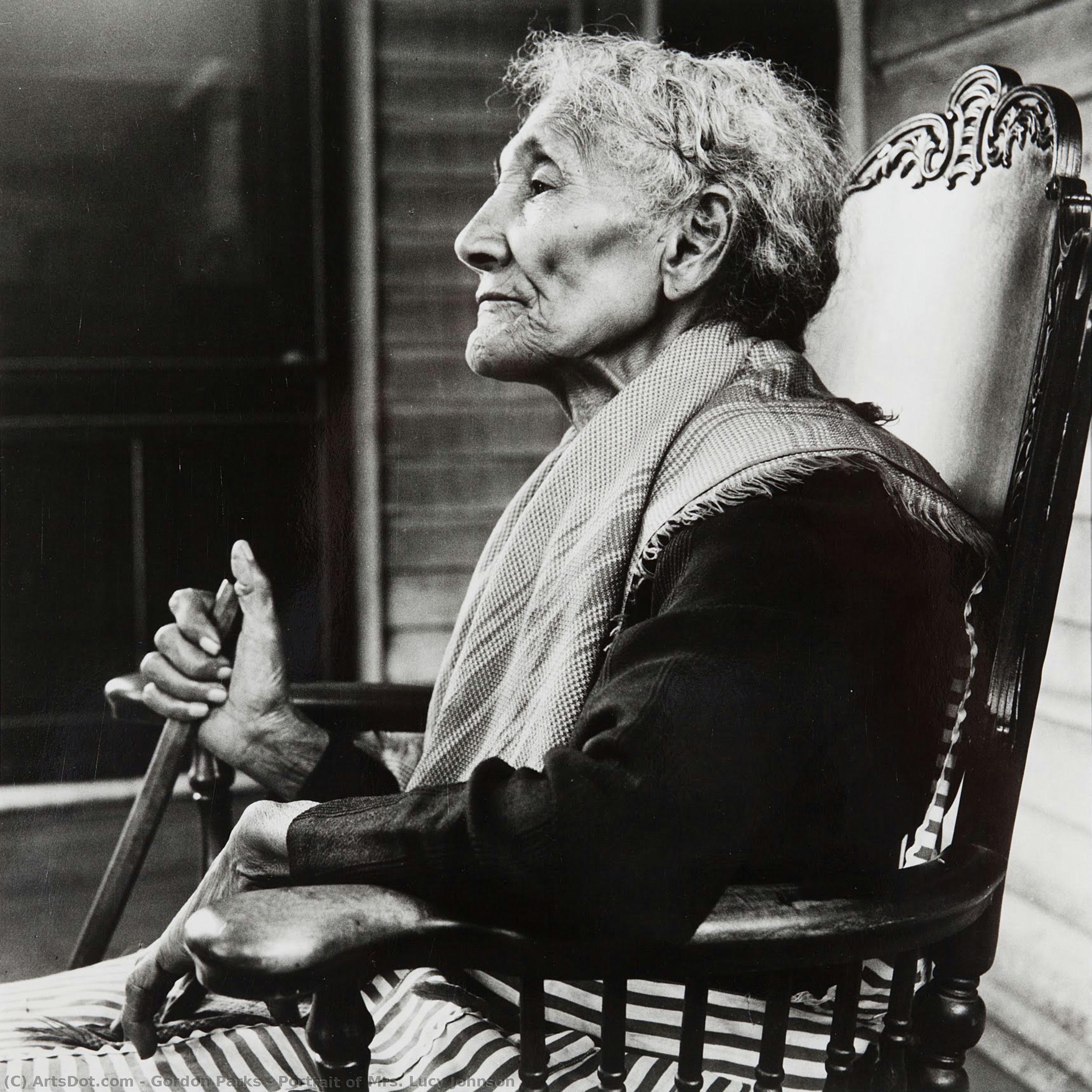 Portrait Of Mrs. Lucy Johnson — Gordon Parks