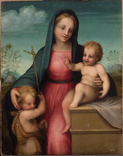 Madonna And Child With St. John The Baptist — Andrea Del Sarto