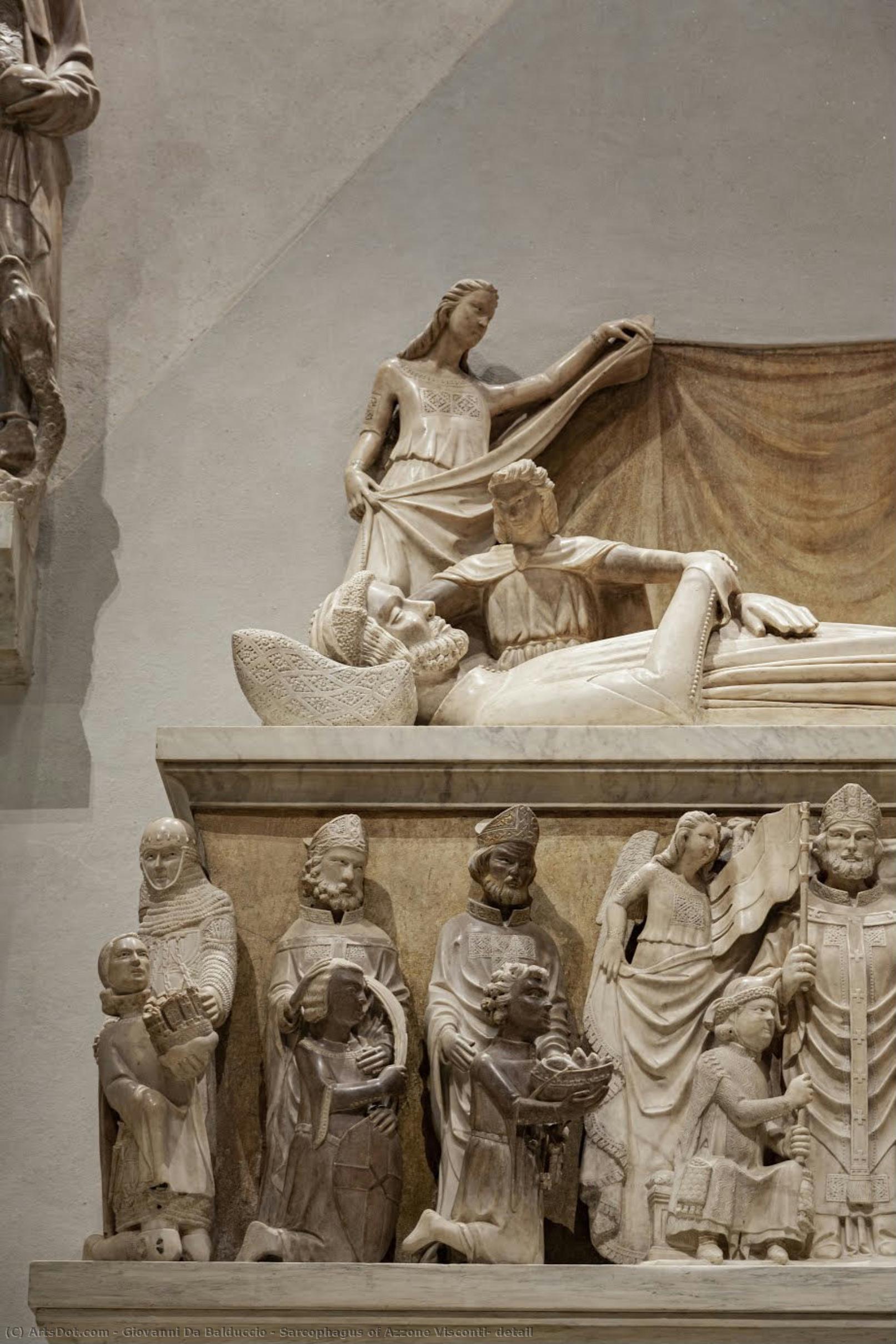 Sarcophagus Of Azzone Visconti, Detail — Giovanni Da Balduccio
