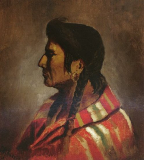 Red Crow - Chief Of The Bloods — Charles Marion Russell