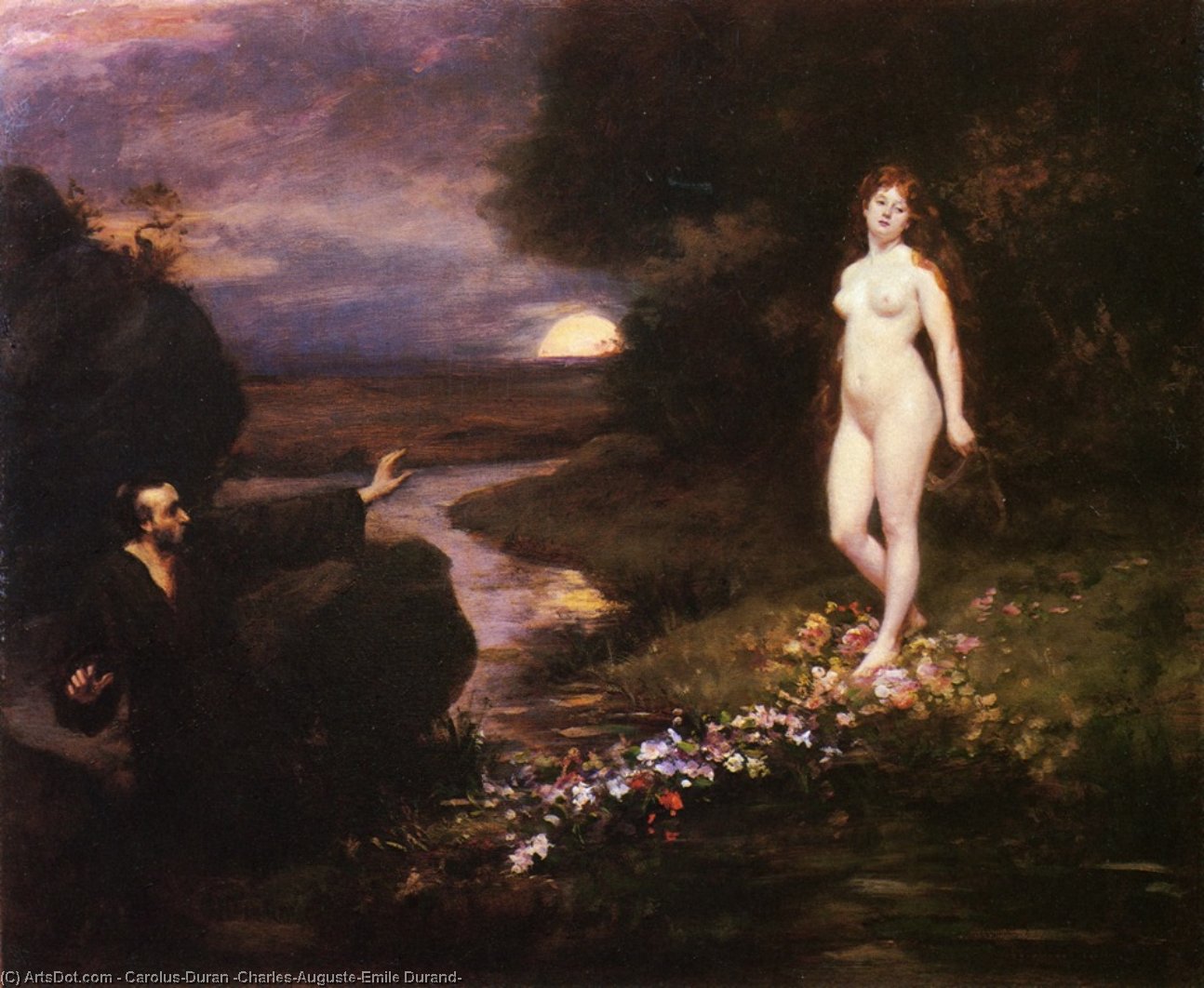 The Vision Of Saint Catherine — Carolus-duran (charles-auguste-emile Durand)