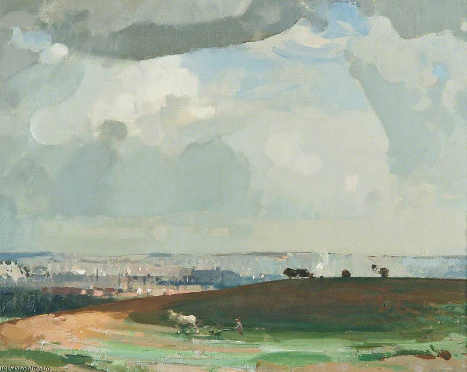 Panoramic View Of Nottingham — Sir John Alfred Arnesby Brown