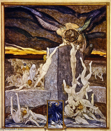 Dante's 'divine Comedy (28) — Franz Von Bayros