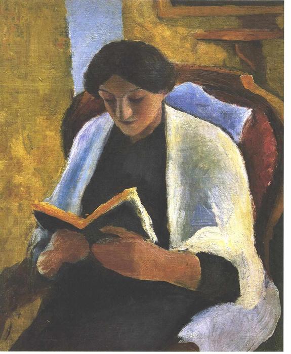Reading Woman — August Macke