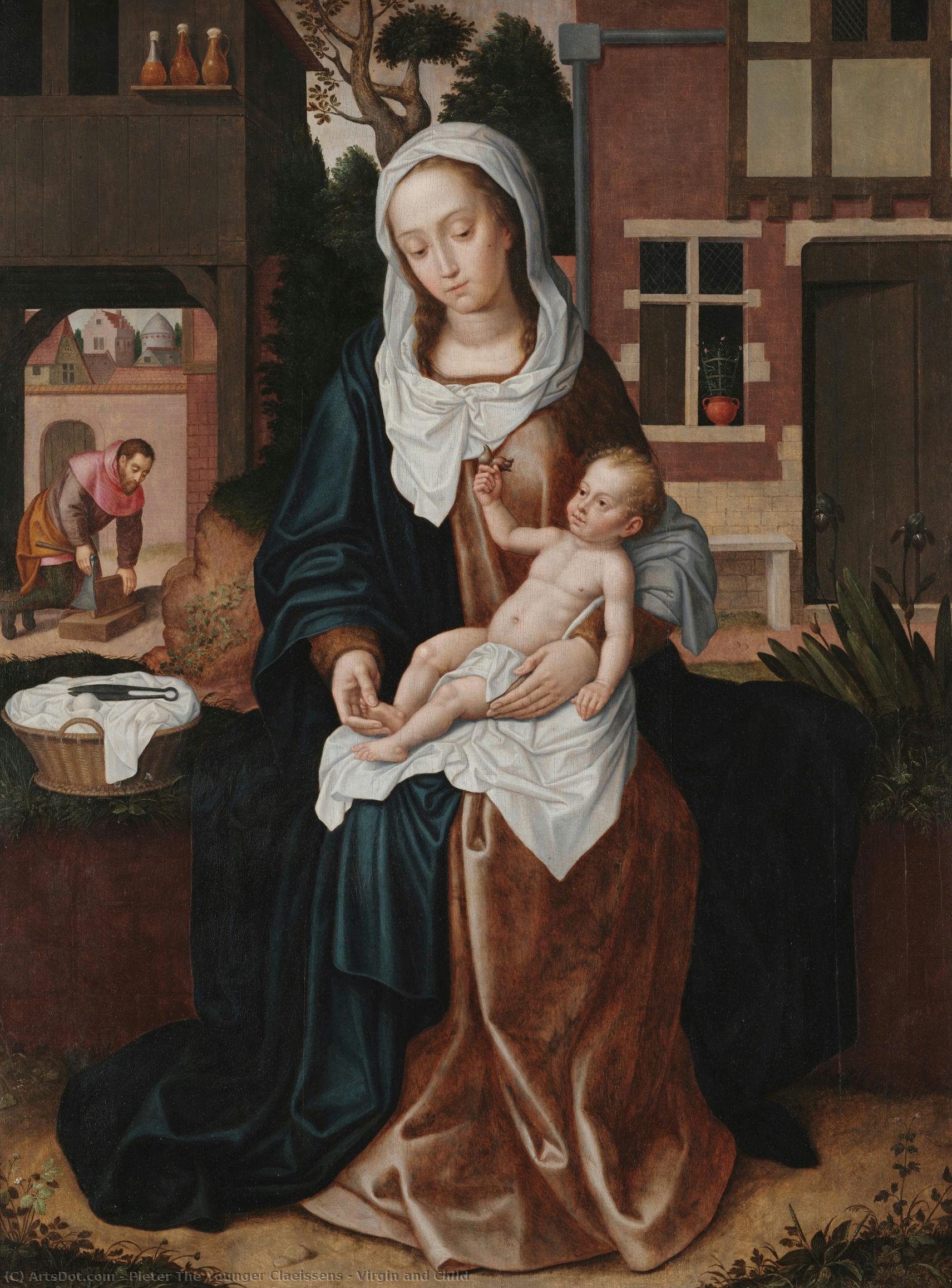 Virgin And Child — Pieter The Younger Claeissens