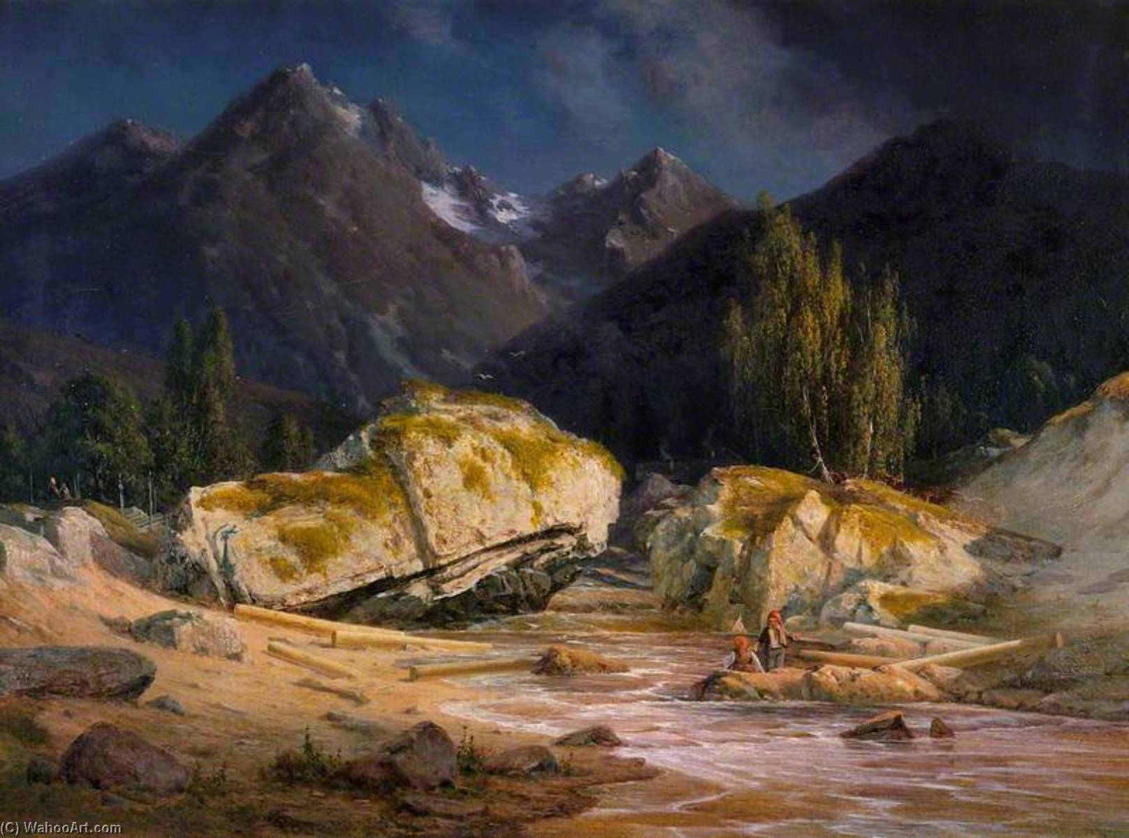 Mountain Stream — Georg Emil Libert
