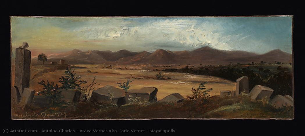 Megalopolis — Antoine Charles Horace Vernet Aka Carle Vernet