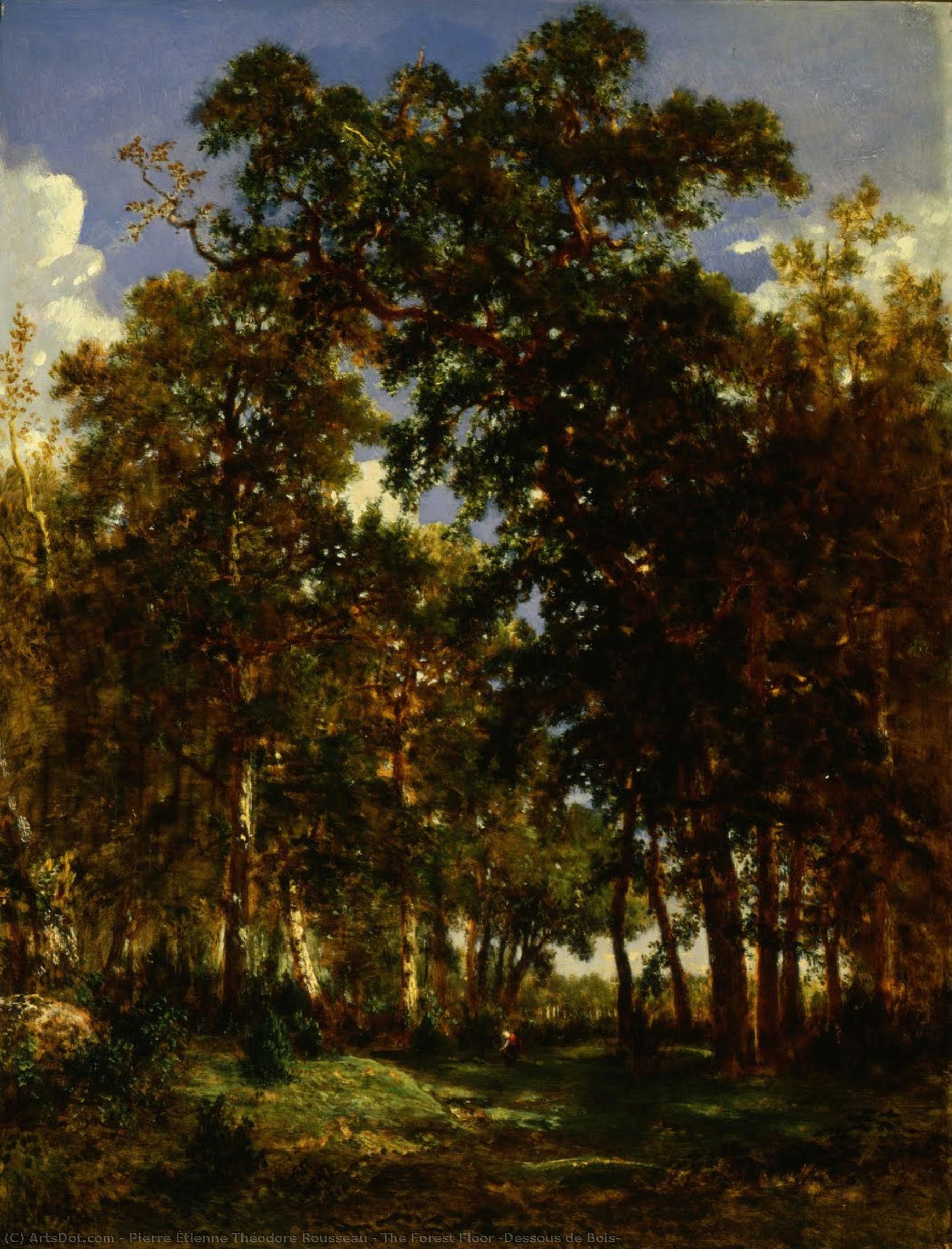 The Forest Floor (dessous De Bois) — Pierre Étienne Théodore Rousseau