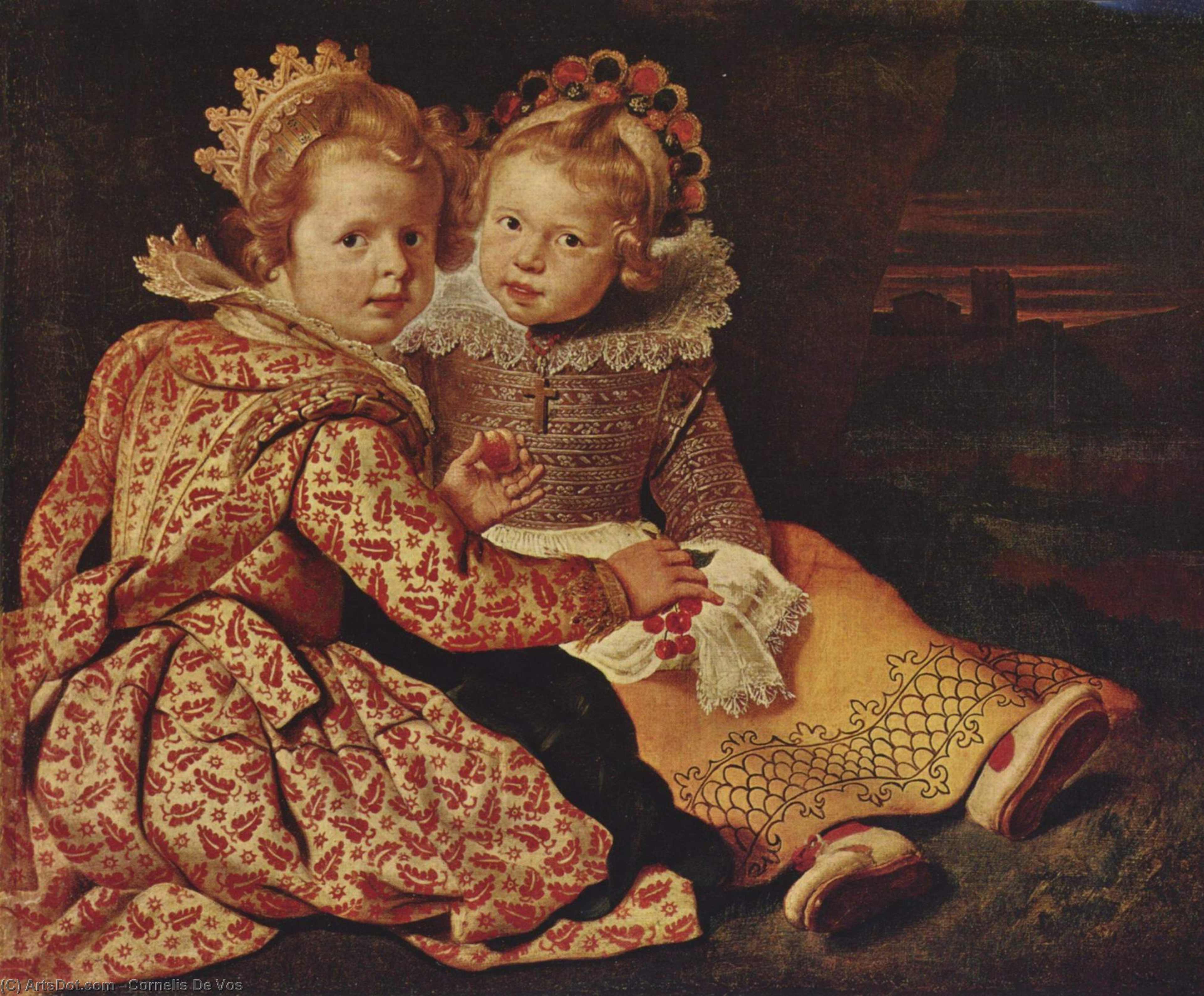 Two Daughters Of The Painter — Cornelis De Vos
