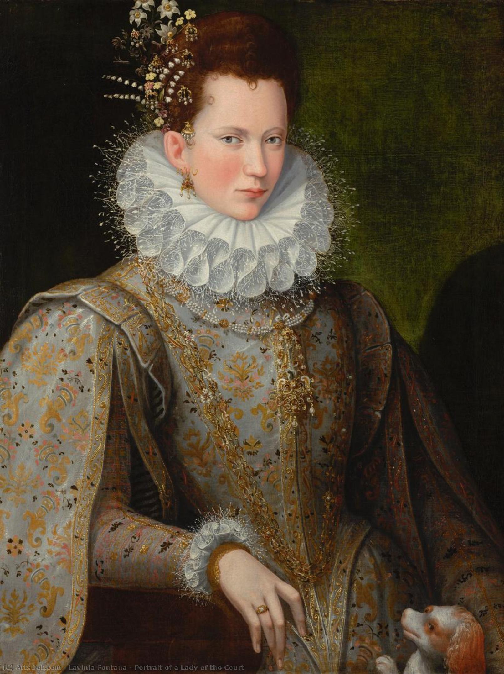 Portrait Of A Lady Of The Court — Lavinia Fontana
