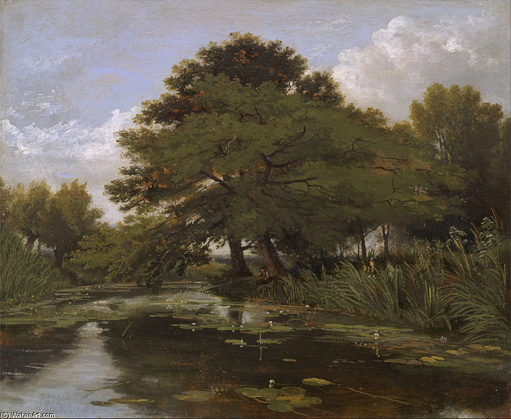 On The Isis, Waterperry, Oxfordshire — William Alfred Delamotte