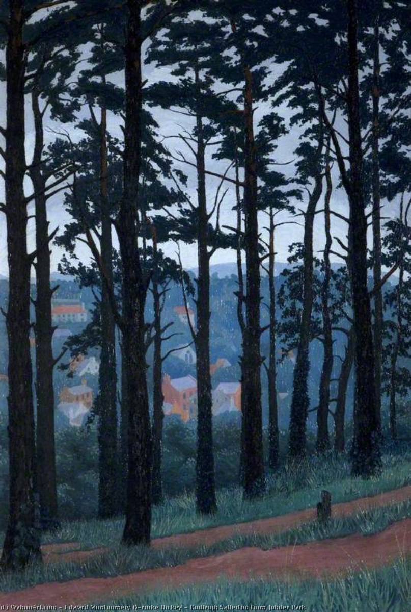 Budleigh Salterton From Jubilee Park — Edward Montgomery O'rorke Dickey