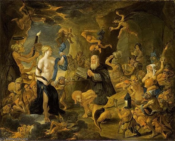 The Temptation Of St. Anthony — Matheus Van Helmont