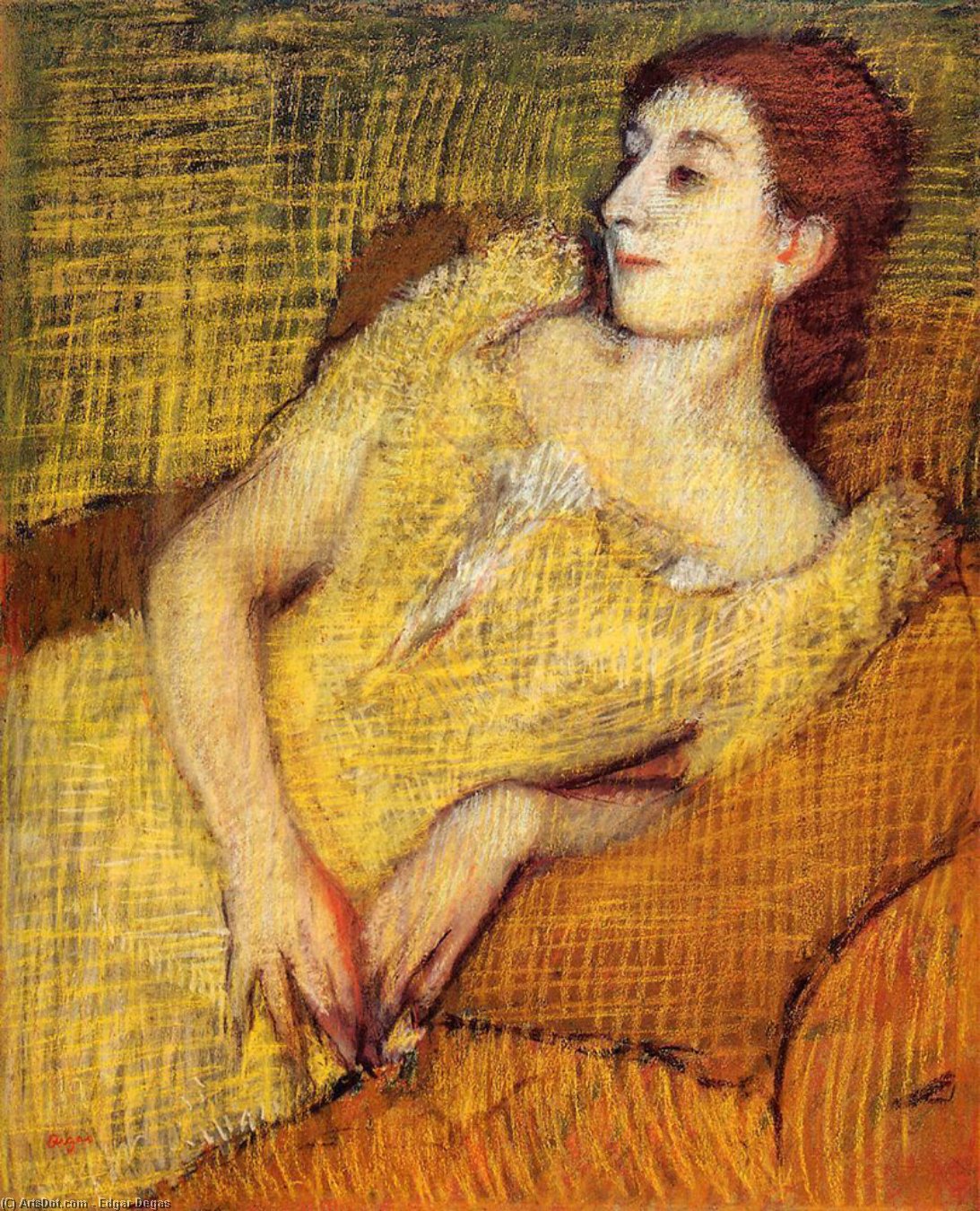 Seated Woman — Хилари Жермен Едгар Дегас