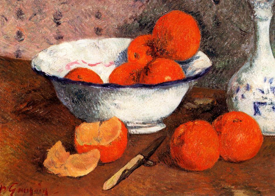 Still Life With Oranges — Eugène Henri Paul Gauguin