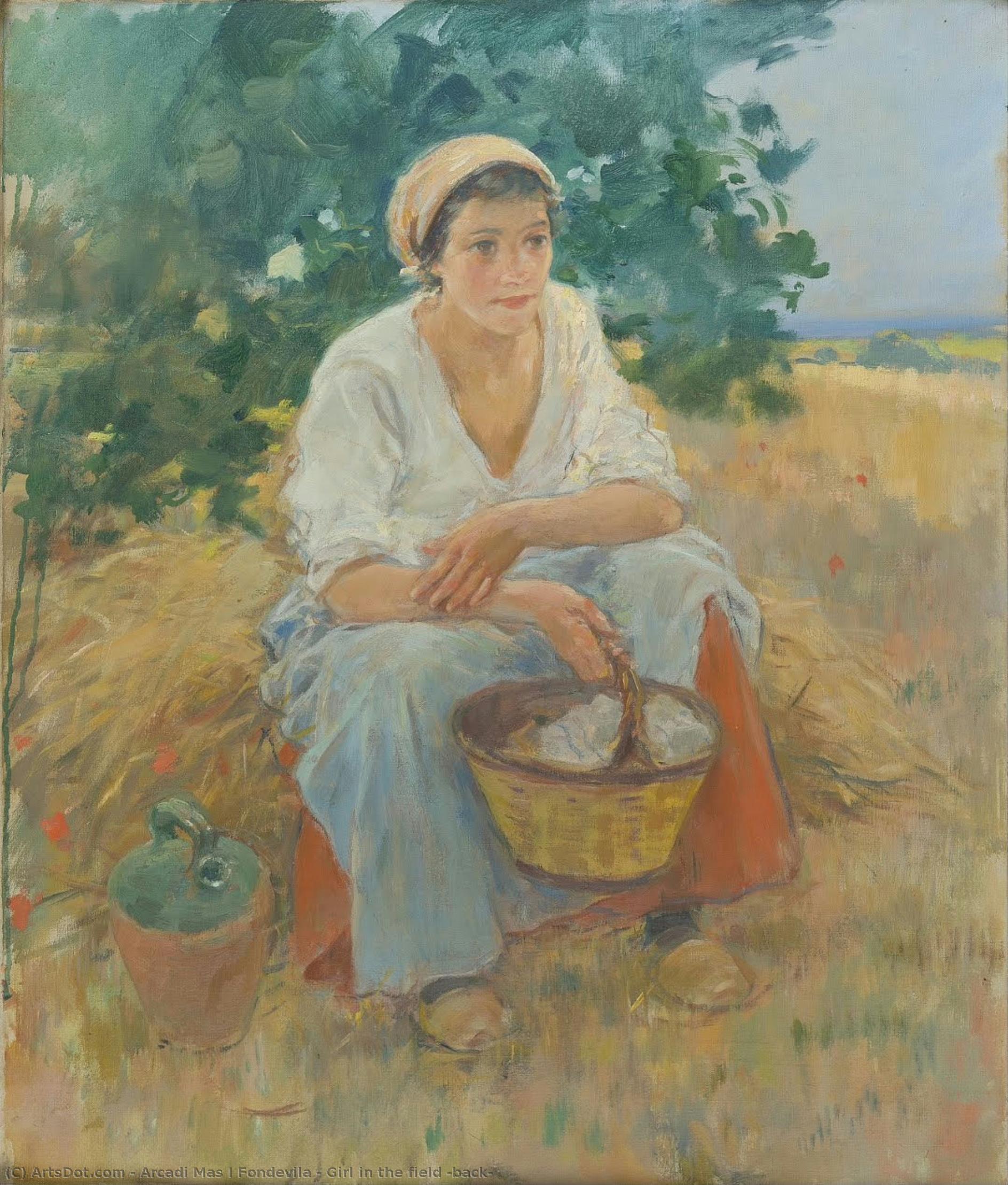 Girl In The Field (back) — Arcadi Mas I Fondevila