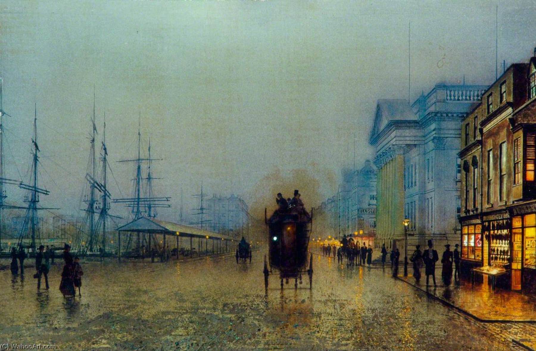 Liverpool Docks — Джон Аткинсон Гримшоу