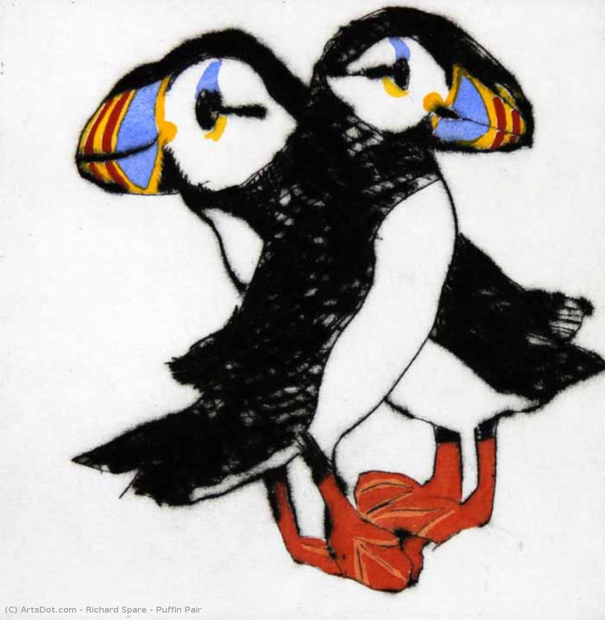Puffin Pair — Richard John Spare