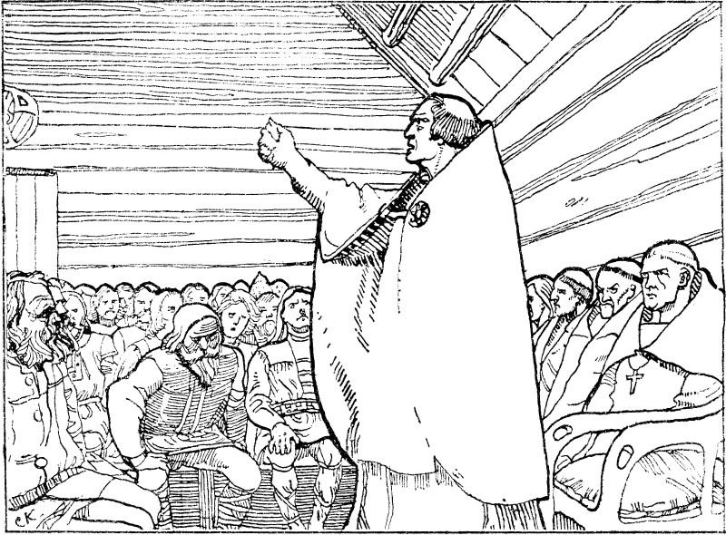 Olav Den Helliges Saga Ck13 — Christian Krohg