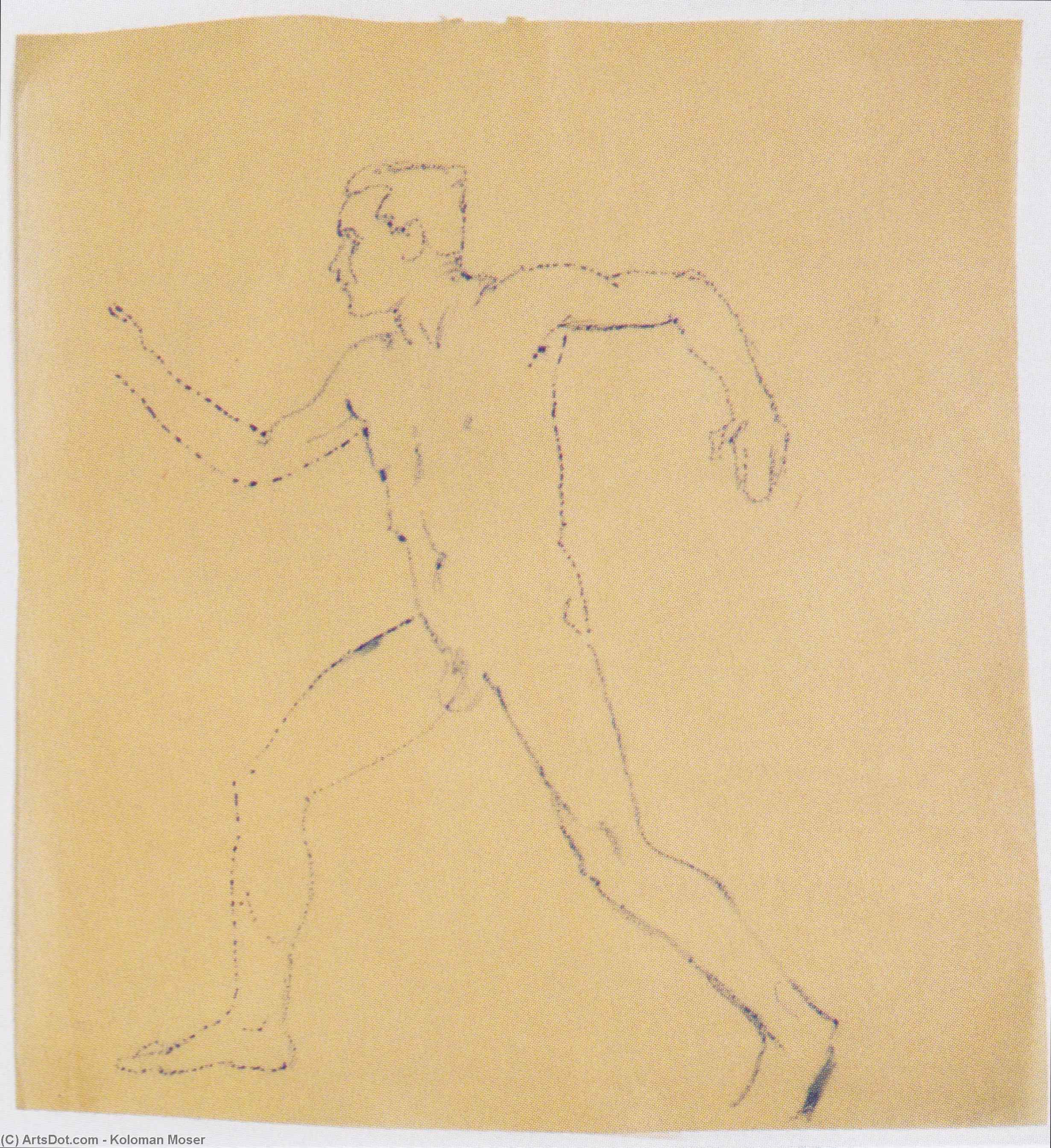 Study For The Wanderer — Коломан Мозер