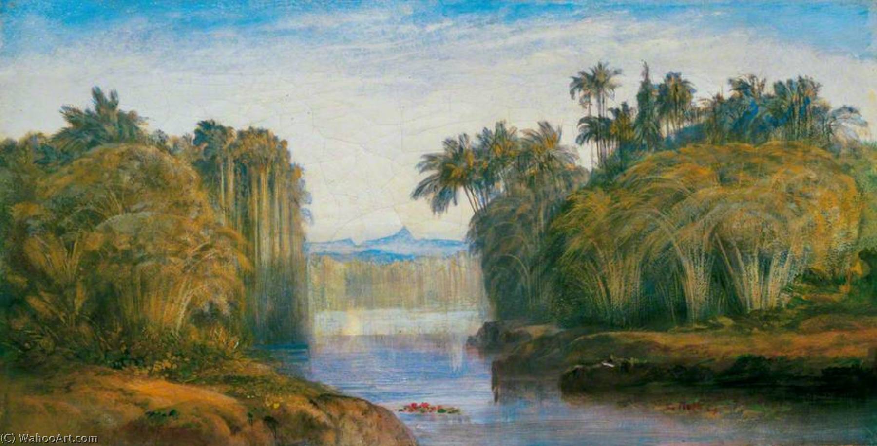 A View Of Adam's Peak, Ceylon — Edward Lear