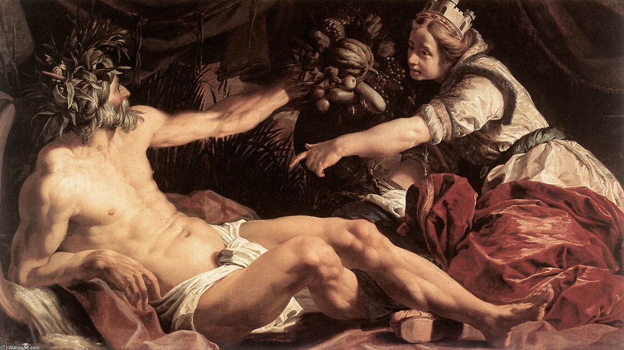 Scaldis And Antwerpia — Abraham Janssens
