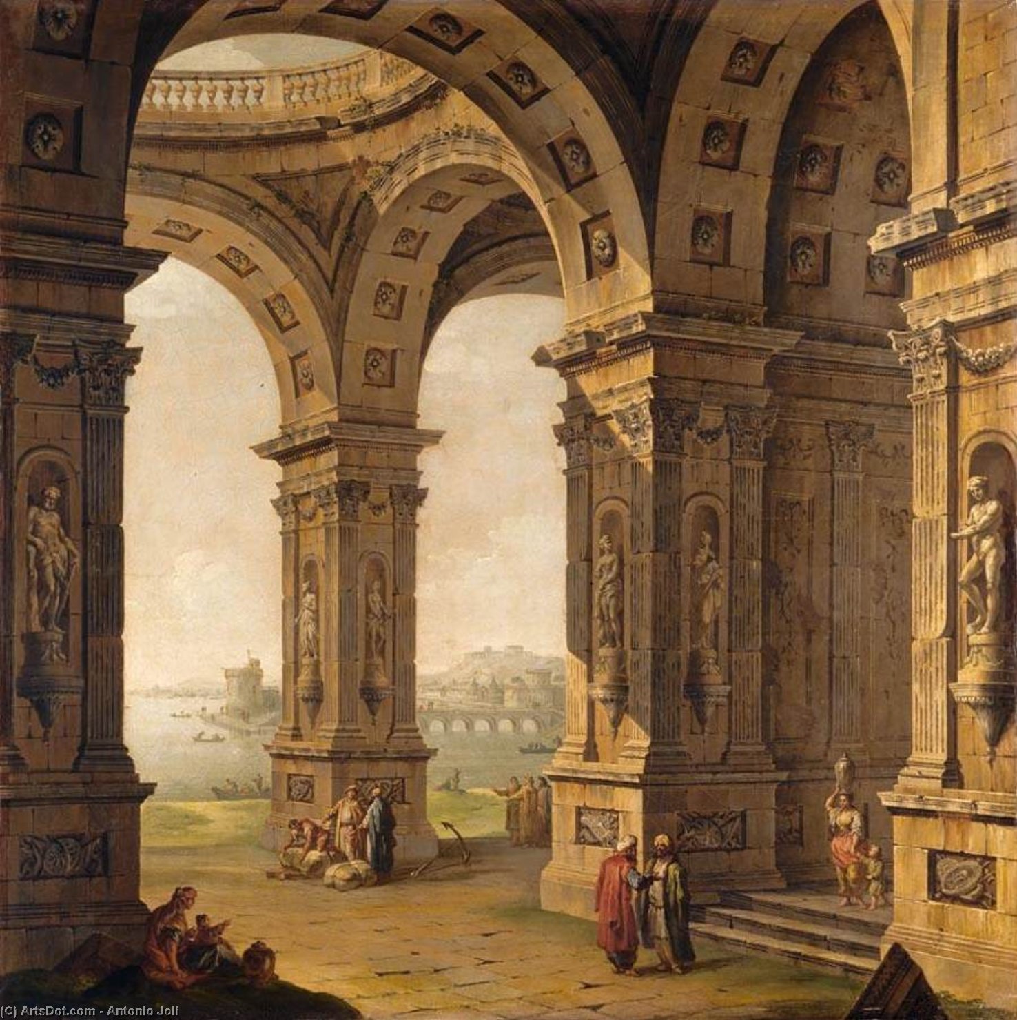 Architectural Capriccio — Antonio Joli