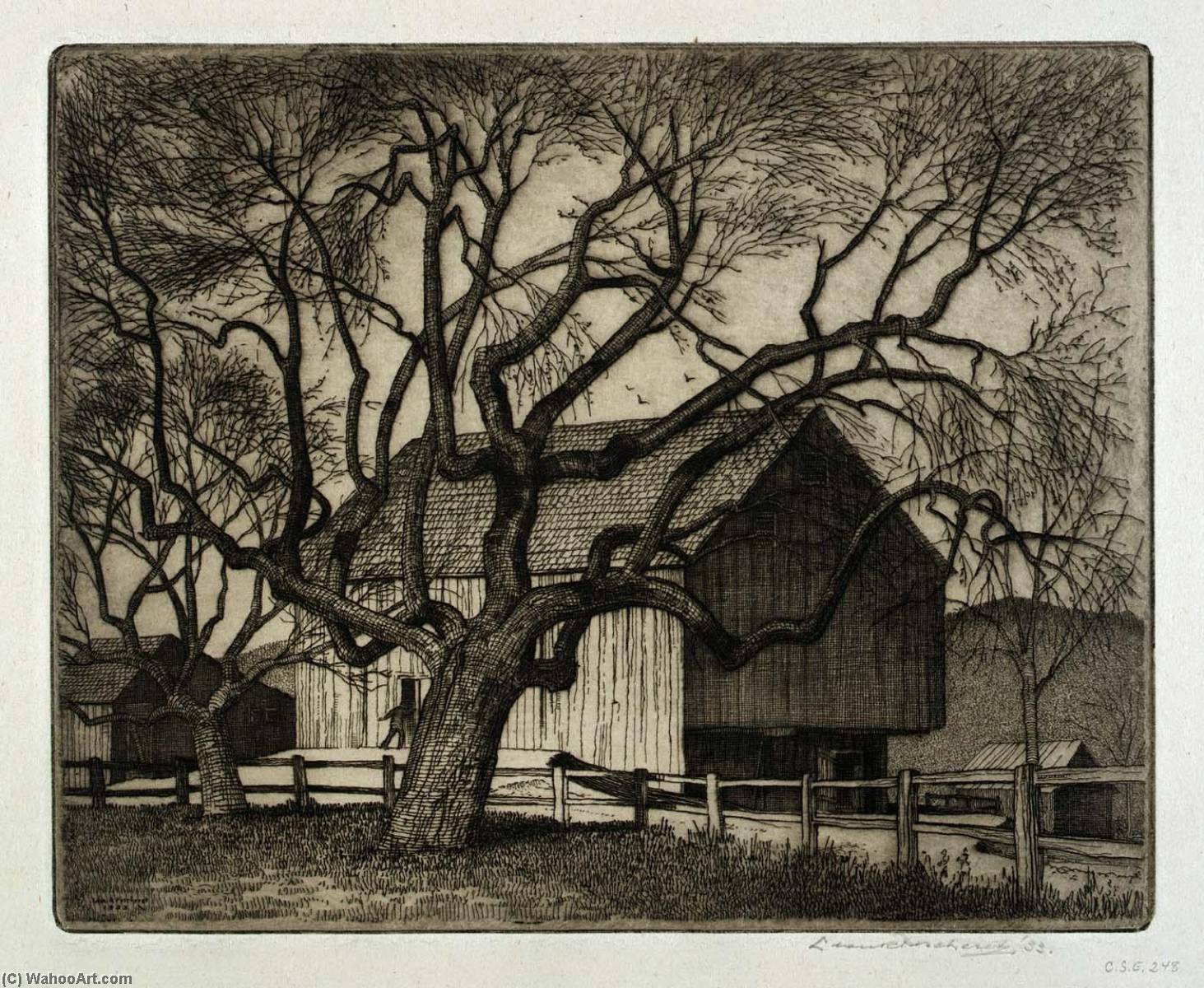 Old Apple Tree — Leon R Pescheret