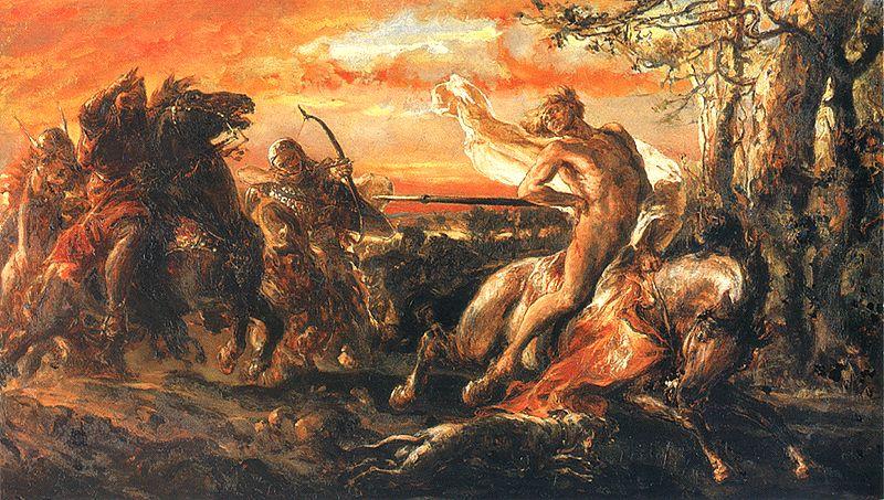 The Death Of Leszek The White — Jan Matejko
