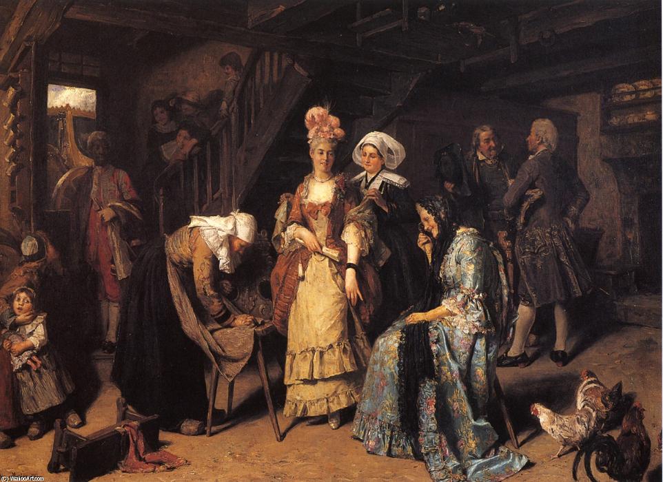 Visit Of The Marquese — Henry Mosler