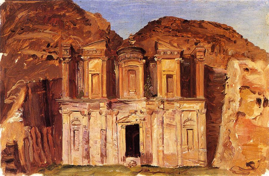 View Of Ed Deir, Petra, Jordan — Frederic Edwin Church
