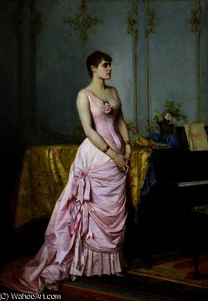 Portrait Of Rose Caron — Auguste Toulmouche
