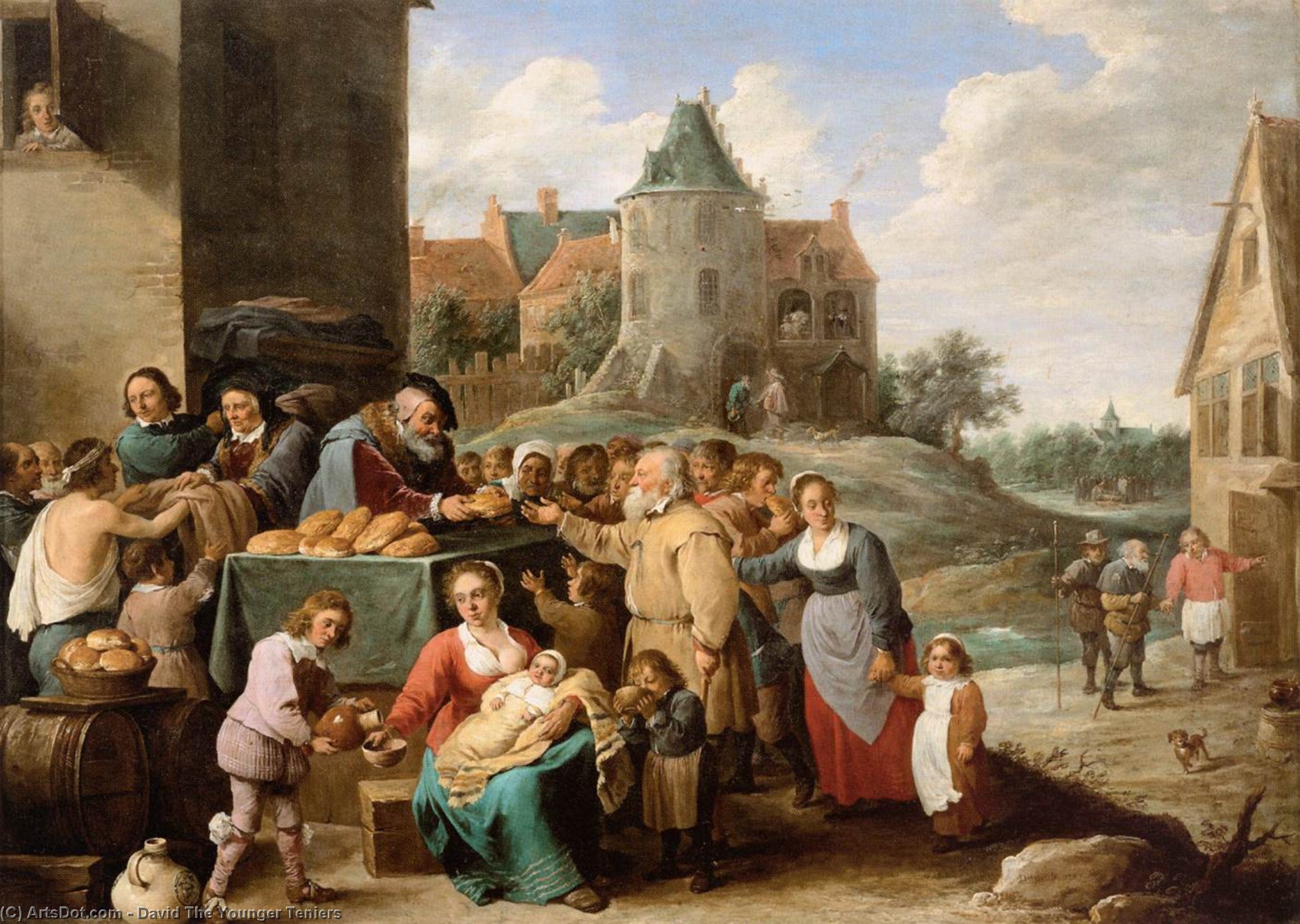 Las Obras De Misericordia — David Teniers El Joven