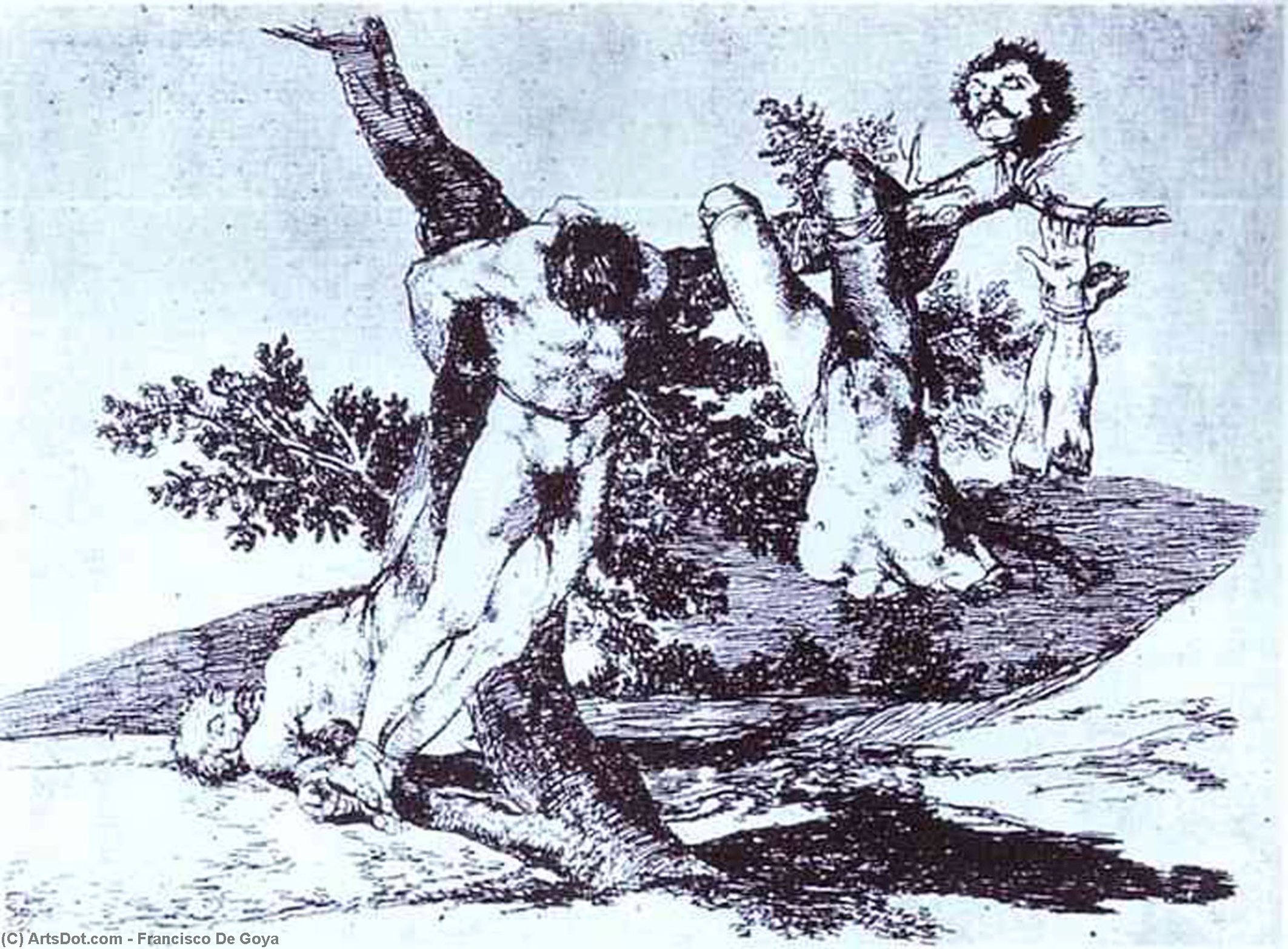 Bazan Grande! With Dead — Francisco José De Goya Y Lucientes