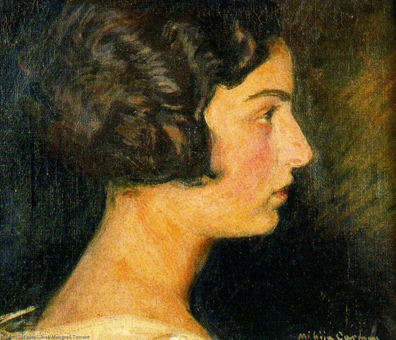 Portrait Of Carmen Mongrell — José Mongrell Torrent