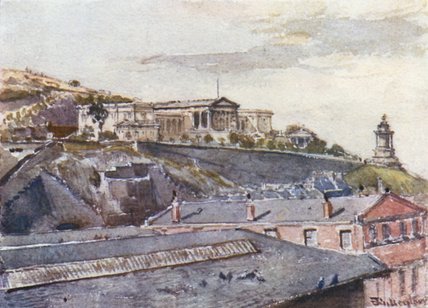The High School And Burns's Monument — John Fulleylove