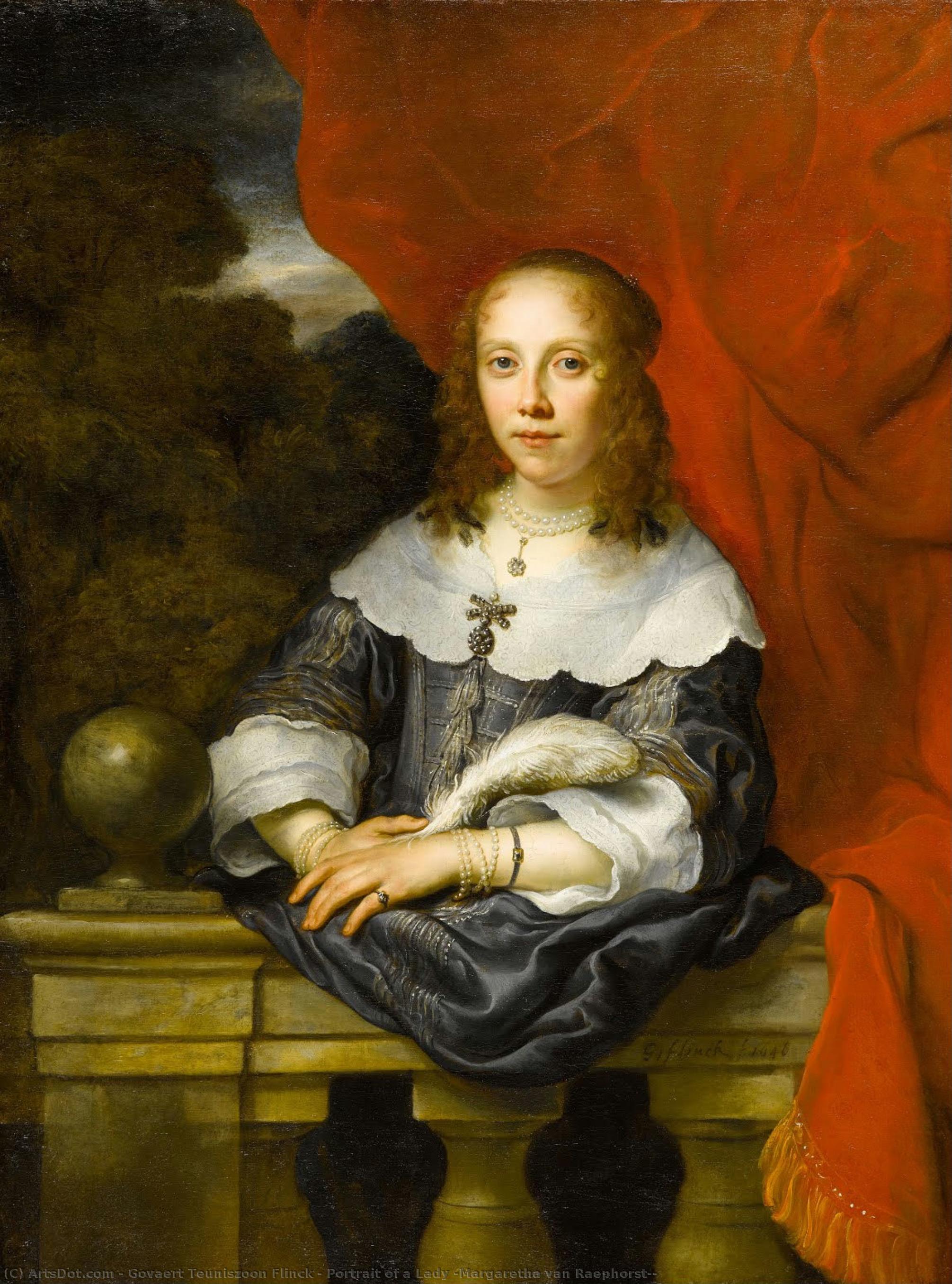 Portrait Of A Lady (margaretha Van Raephorst?) — Govaert Teuniszoon Flinck