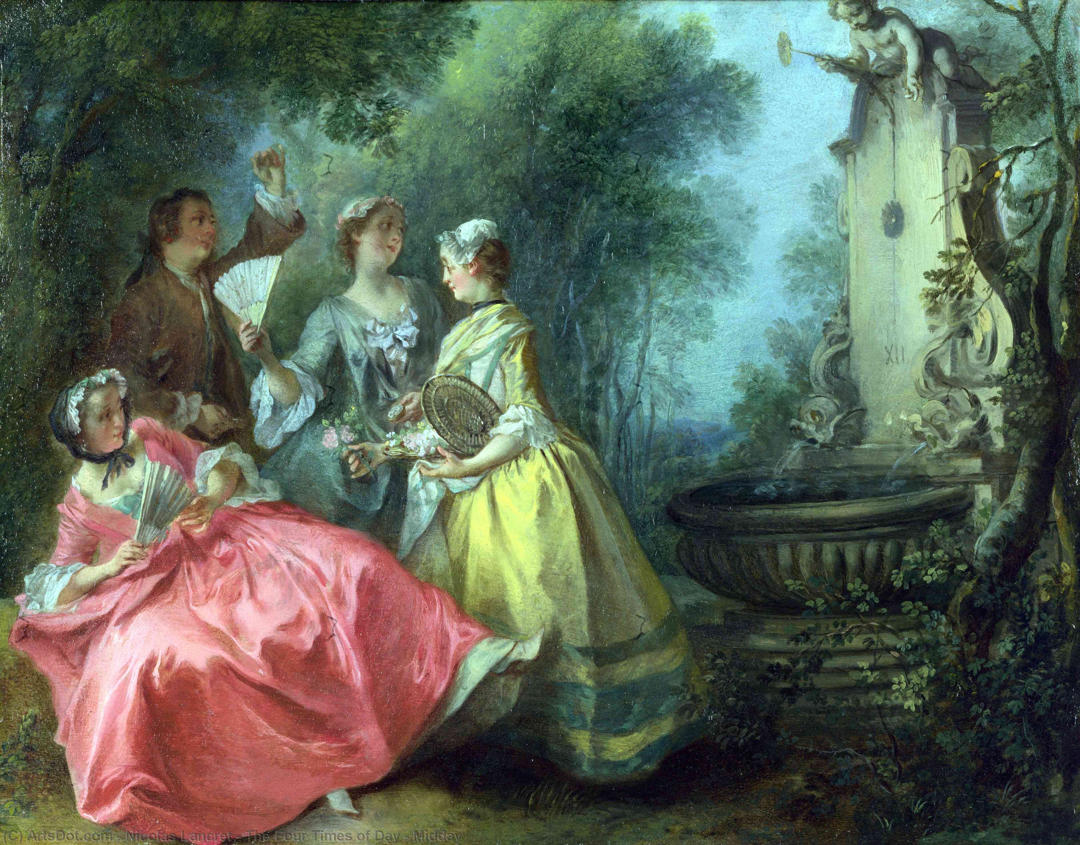 The Four Times Of Day - Midday — Nicolás Lancret