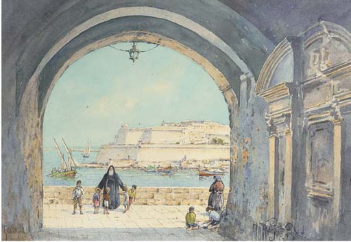 Figures On The Fortress Walls - — Angelos Giallina