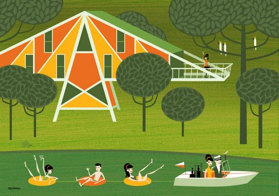 Yarra Flotilla — Josh Agle (shag)