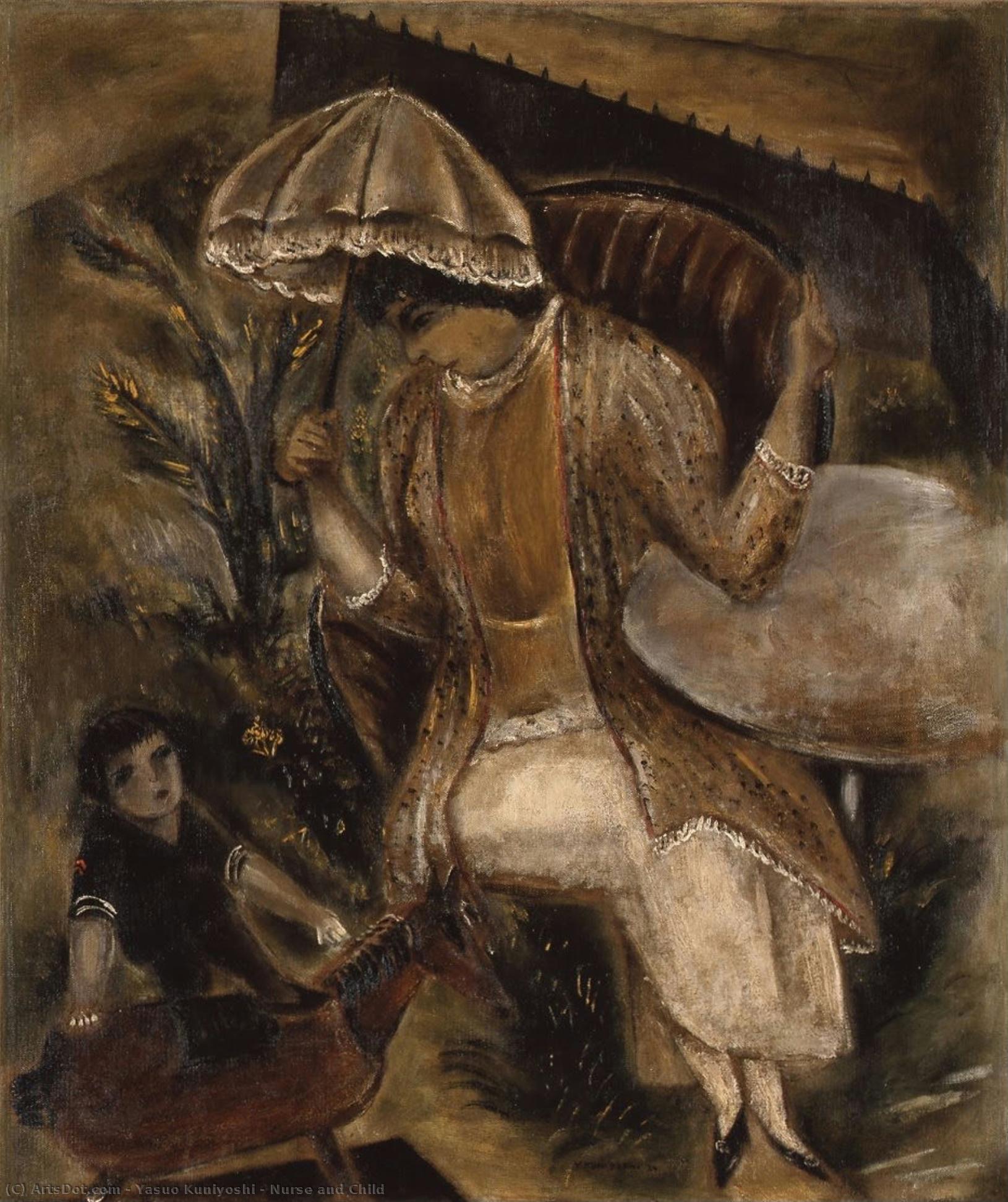 Nurse And Child — Yasuo Kuniyoshi