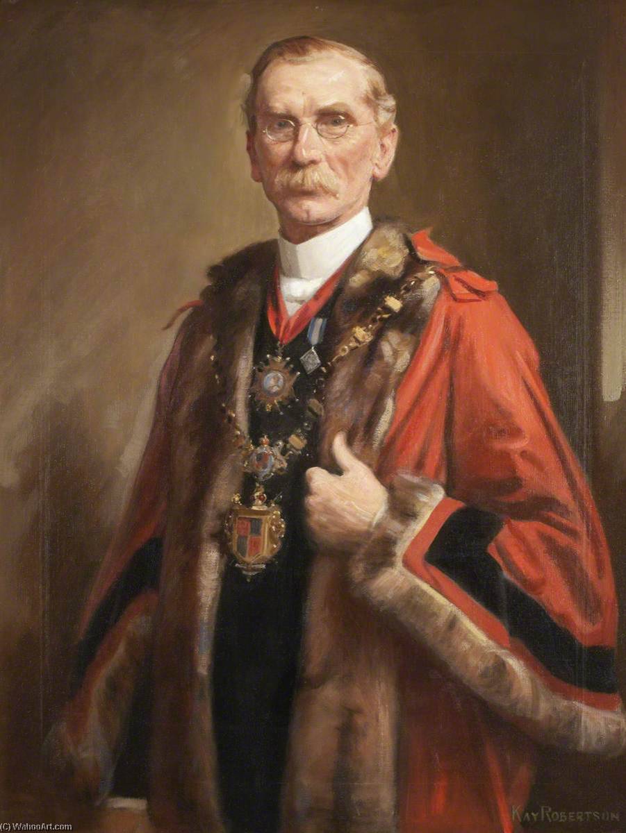 John Monkhouse, Mayor Of Kendal (1897, 1902–1903 1903–1904), Chairman Of Kendal Gas And Water Committee — Charles Kay Robertson