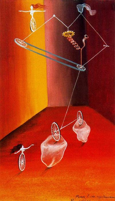 Cyclist Transmission With Crystals — Remedios Varo