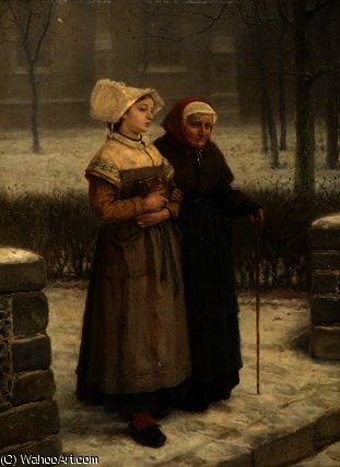 Returning From Mass — George Henry Boughton
