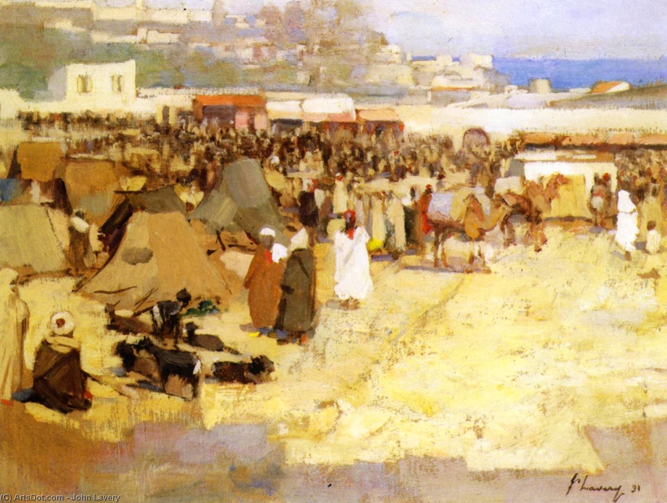 The Soko, Tangier — Sir John Lavery