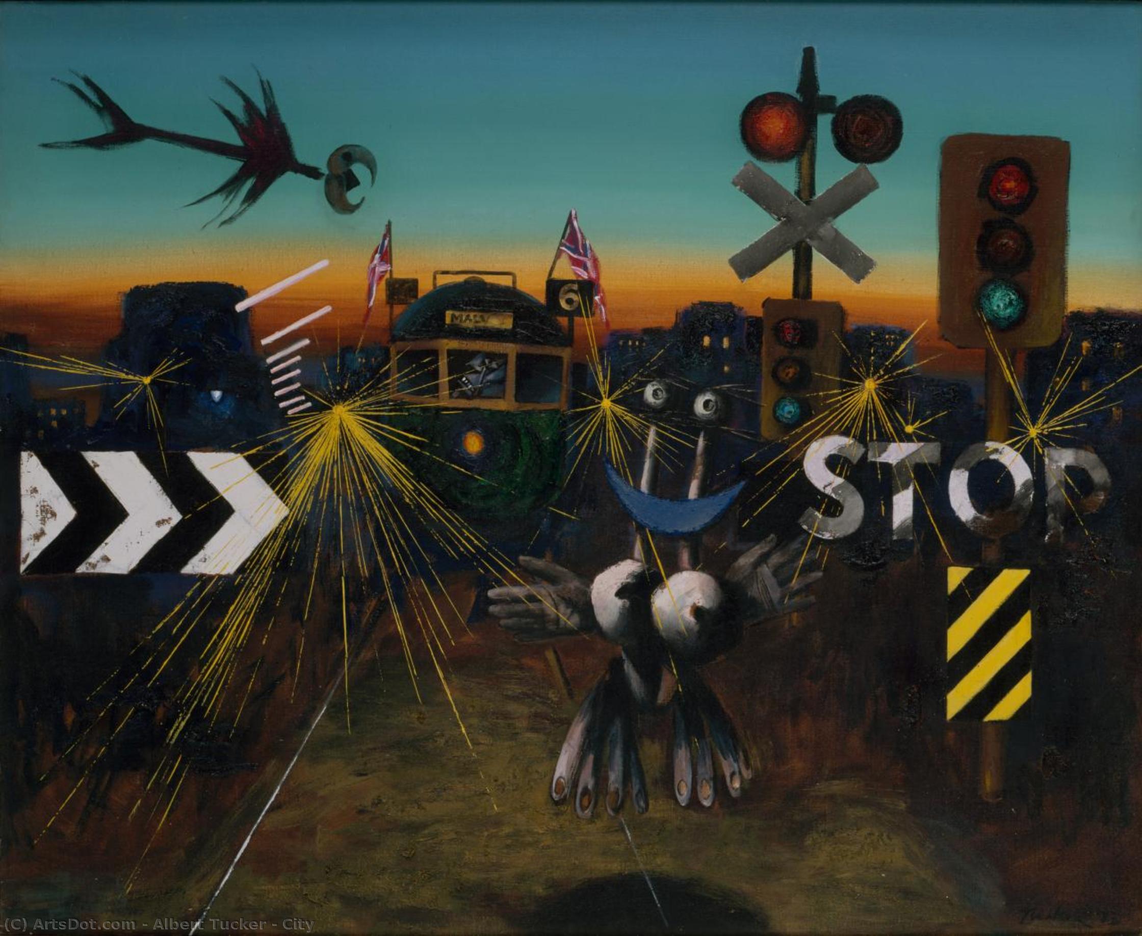 City — Albert Tucker